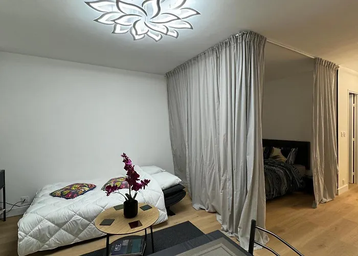 Juan-les-pins Clim-plage 200m -piscine Апартаменты Антиб