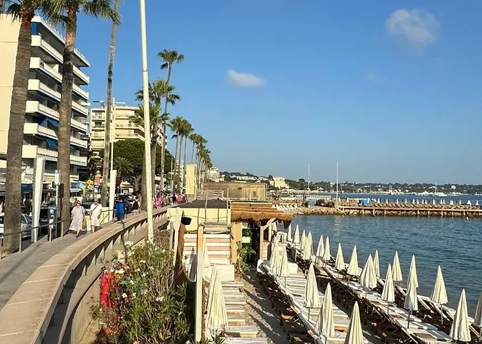 Апартаменты Juan-les-pins Clim-plage 200m -piscine Антиб