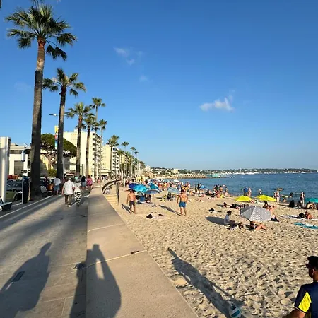 Juan-les-pins Clim-plage 200m -piscine * أنتيب